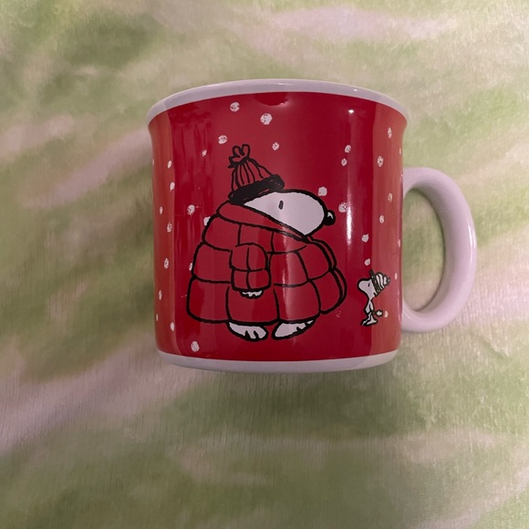 Cozy Red Cartoon Character Mug - Picture 3 of 6